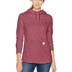 CARTHARTT Newberry Cowl Hoodie Purple Sweatshirt S